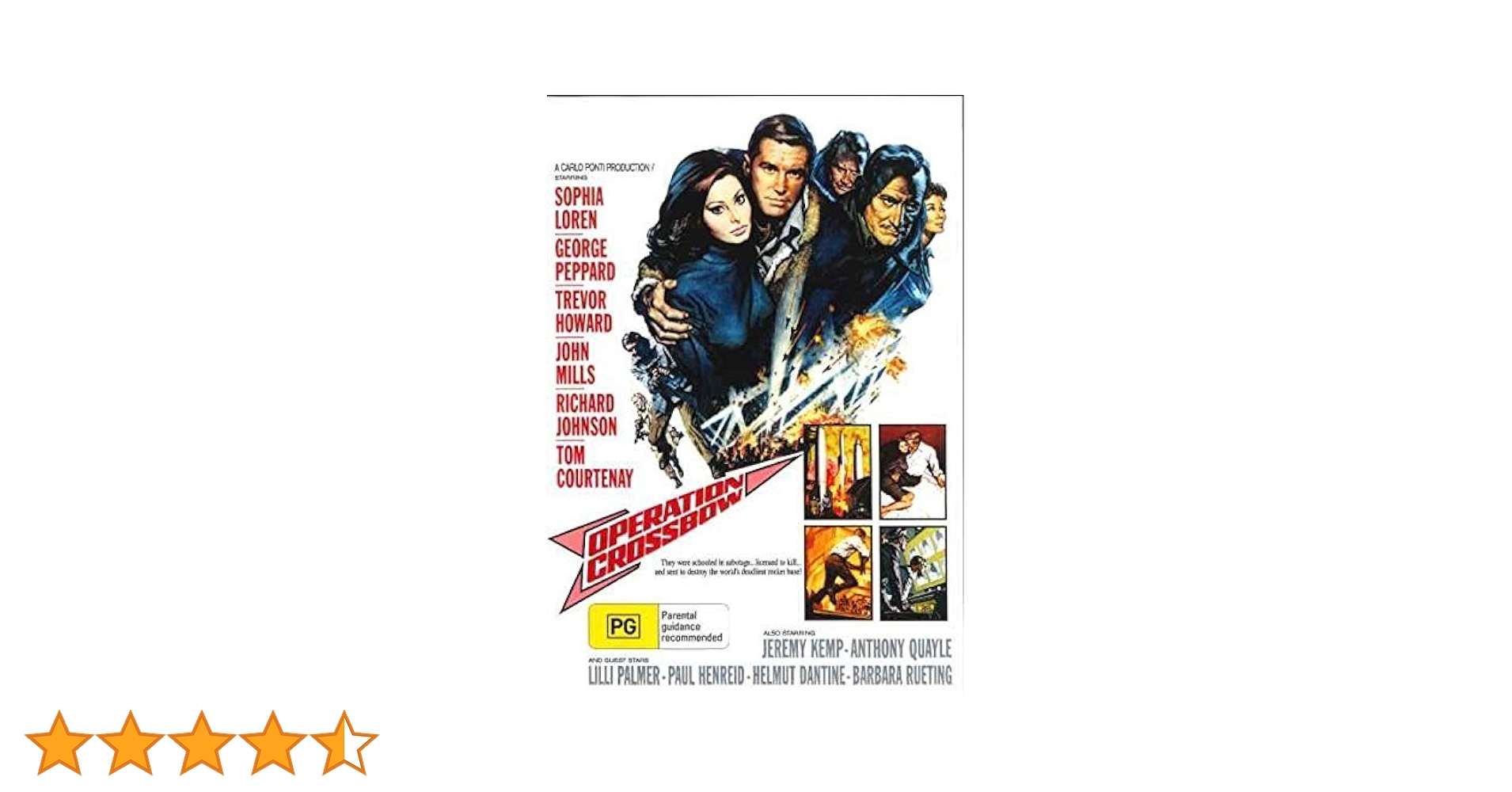 Amazon.co.jp: Operation Crossbow [DVD] : Sophia Loren, George